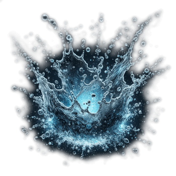 Pure & Clear Aqua Water Droplet