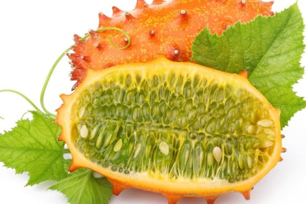 Kiwano Melon Horned On white background