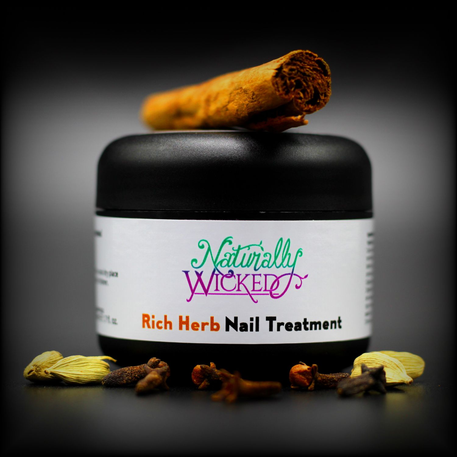 Naturally Wicked Rich Herb Nail Treatment Alongside Cloves & Cardamom With Cinnamon On Top - Step 2