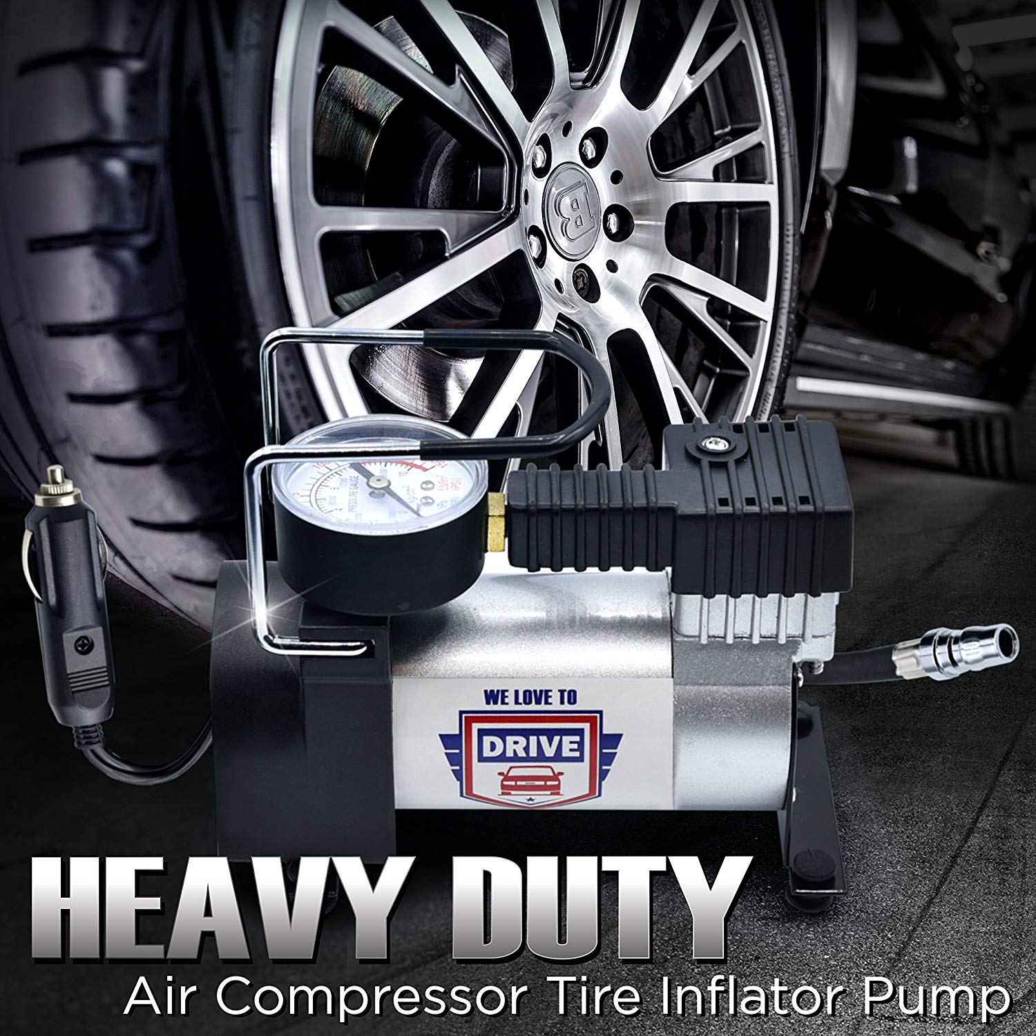 best air compressor tire inflator with gauge