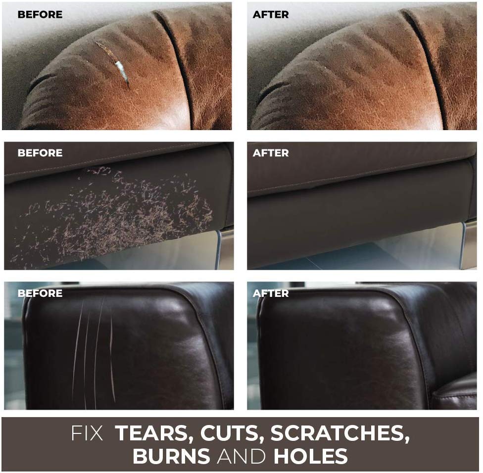 leather repair kits for couches brown- vinyl repair kit