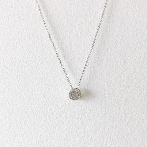 A sterling silver necklace after being cleaned of tarnishing 