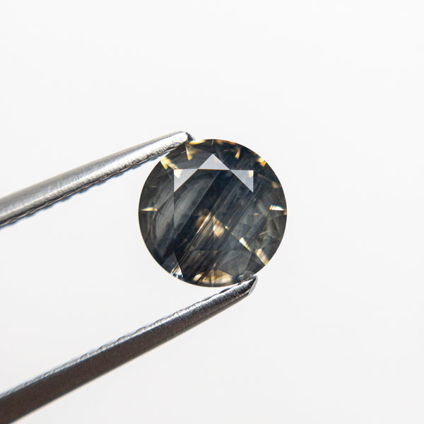 Tiger Sapphire Round Brilliant Cut