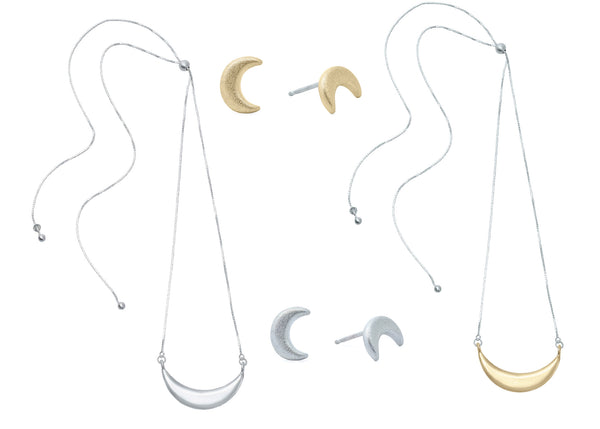 Luna Creciente Adjustable Necklace