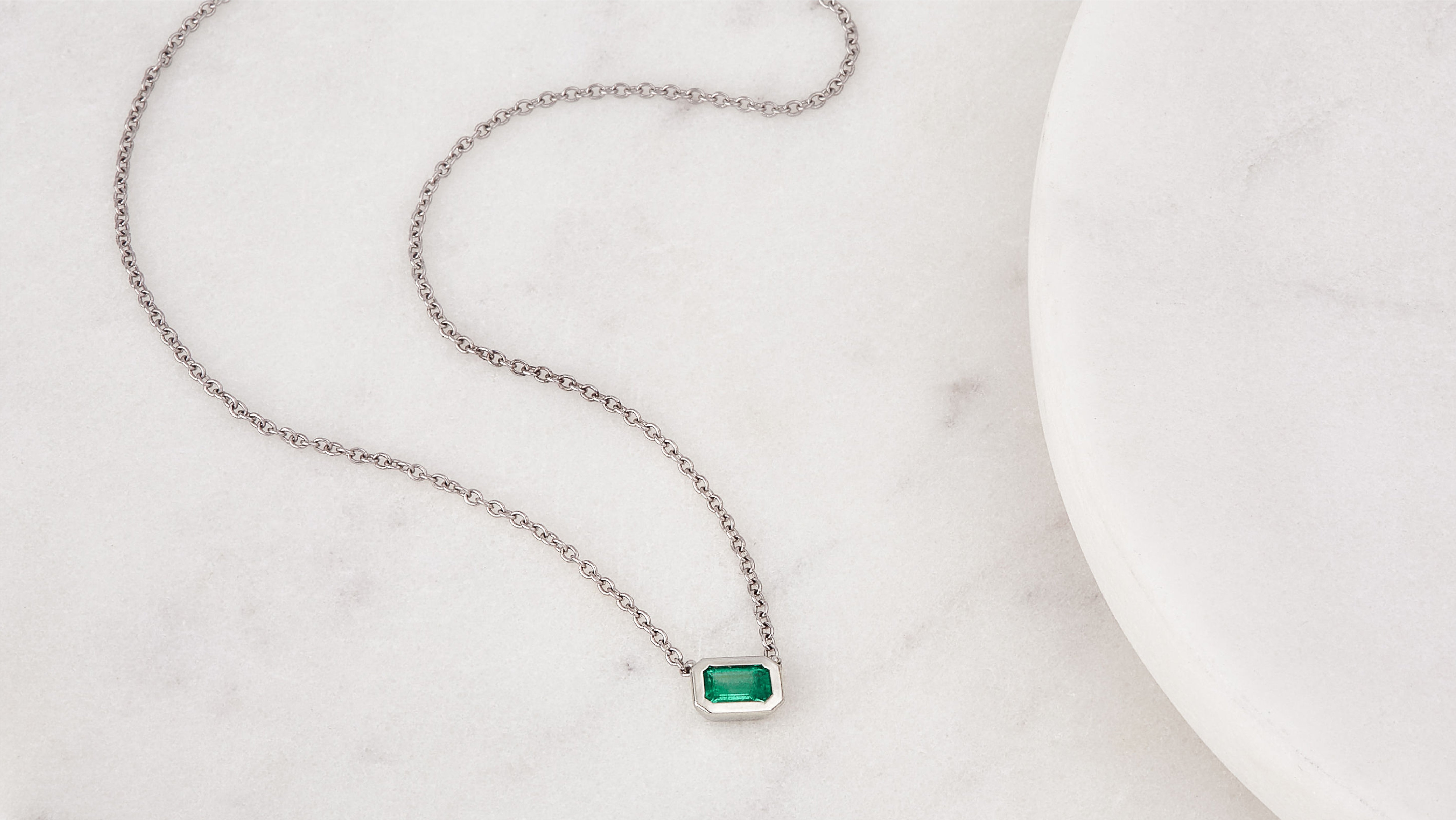 35th Anniversary Emerald Pendant