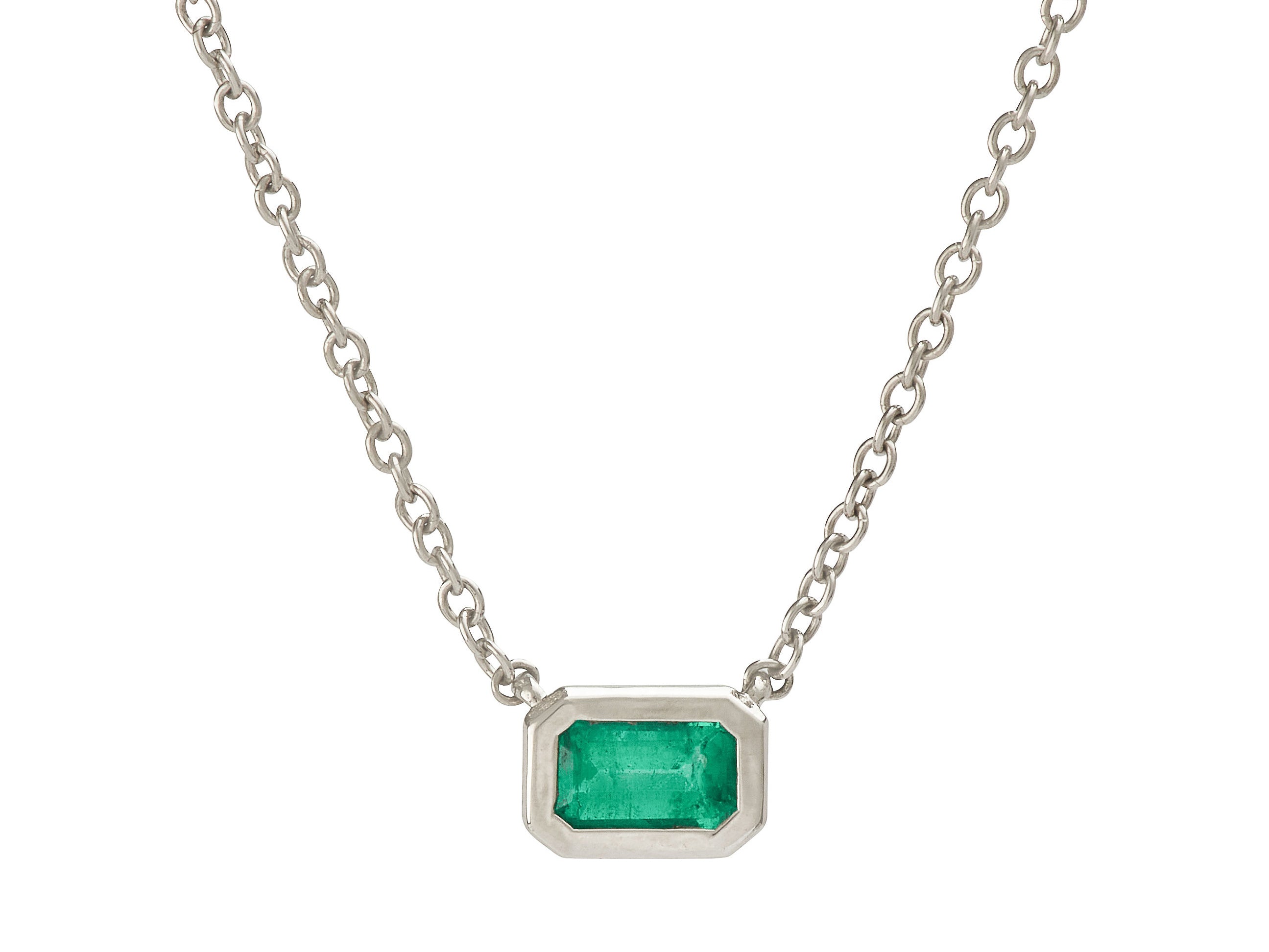 35th Anniversary Emerald Pendant