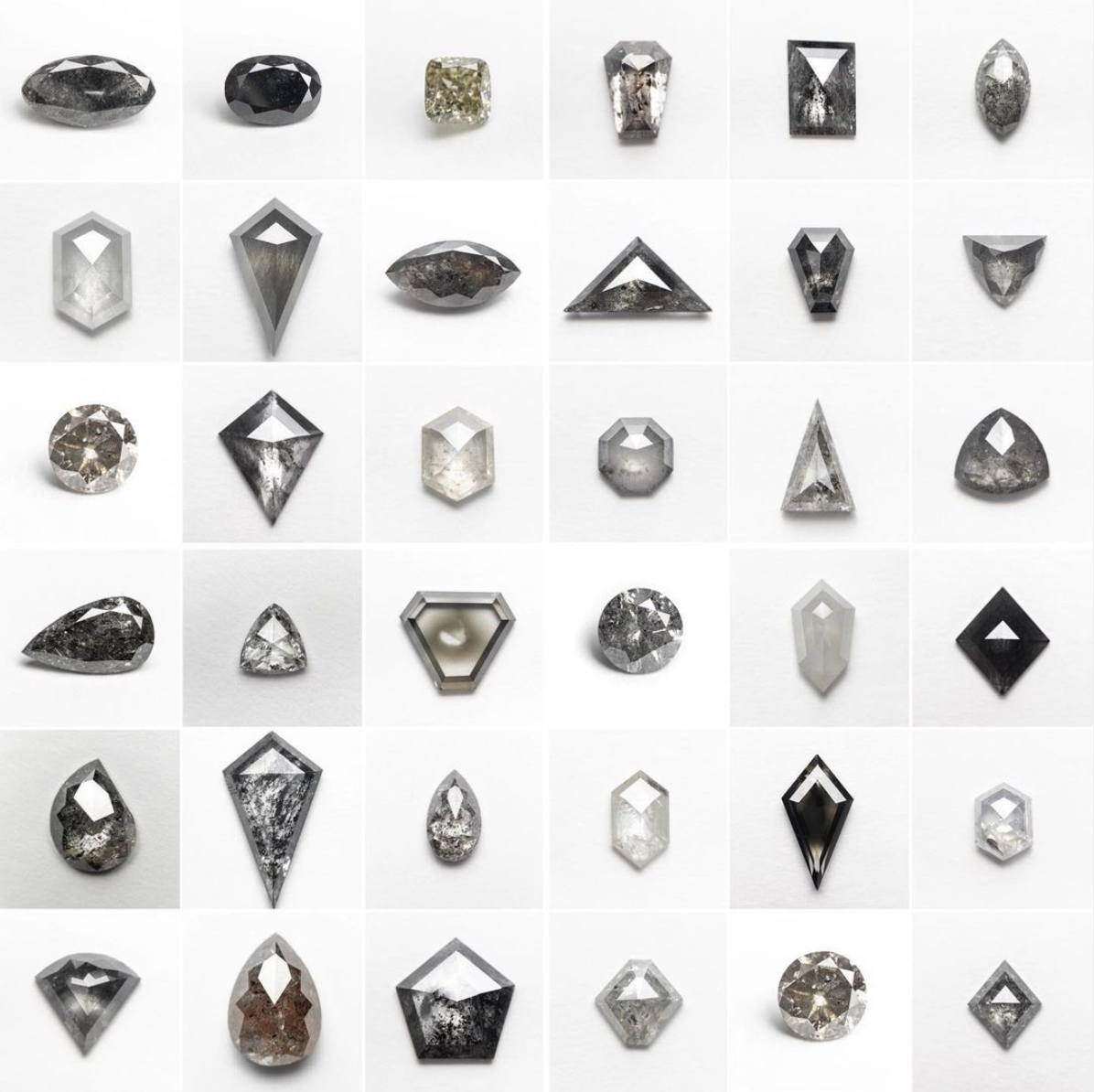 Salt & Pepper Diamonds Misfit Diamonds