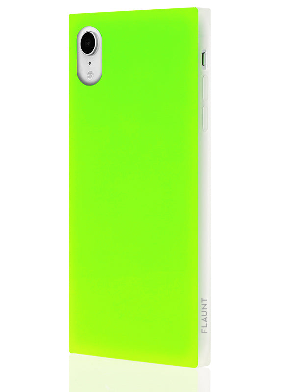 Neon Green iPhone Case | The Square Phone Case - FLAUNT cases
