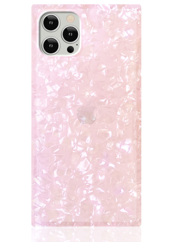 Image of Blush Pearl SQUARE iPhone Case