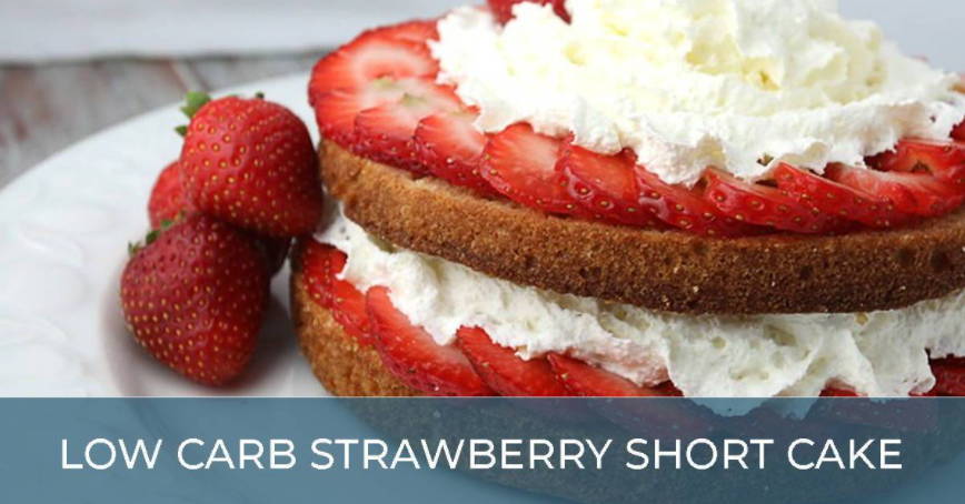 Low-carb Strawberry Shortcake Keto Health Care