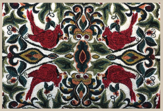 Tapestry Runner- Paper Rug Hooking Pattern – Orphaned Wool