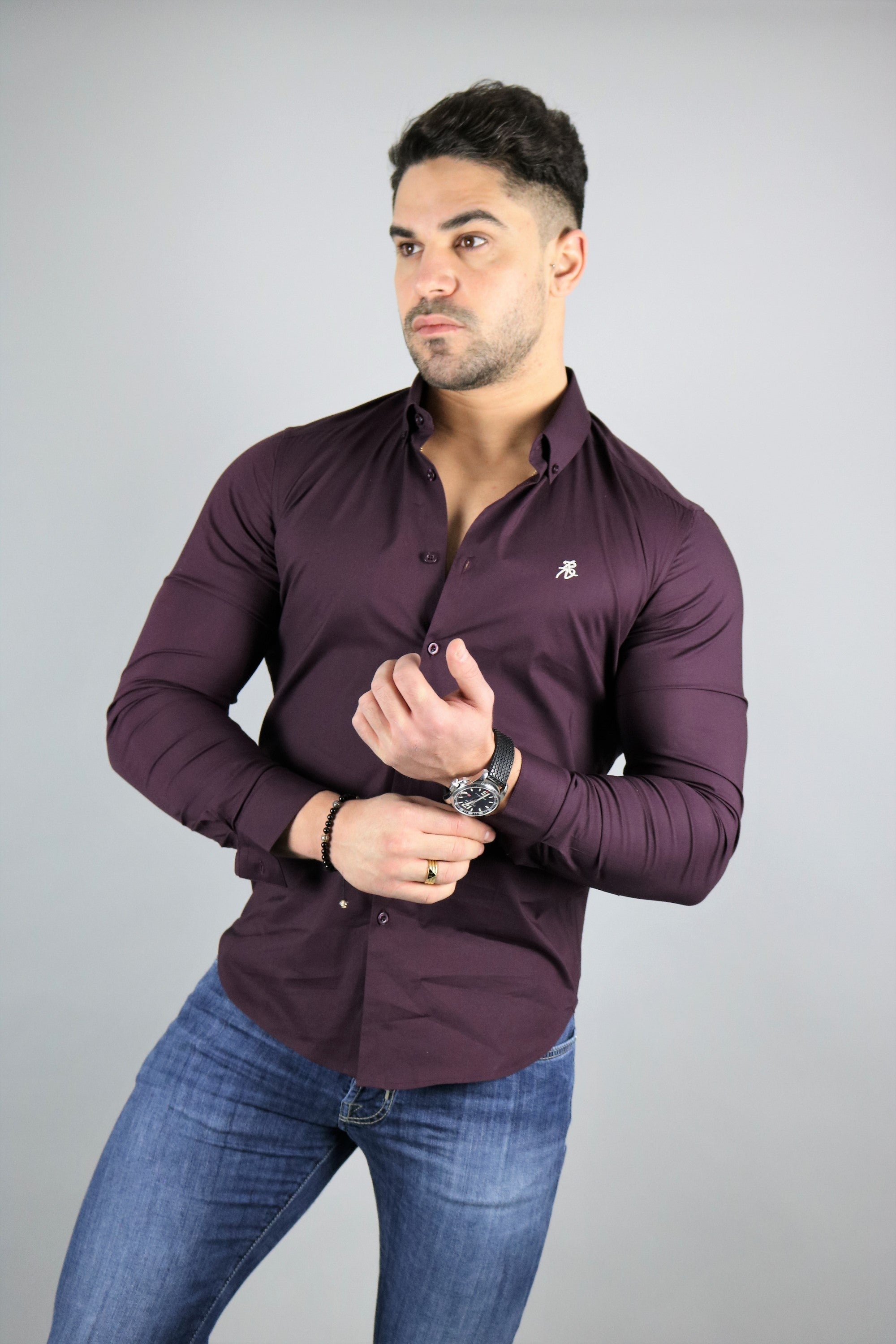 mens muscle fit shirts