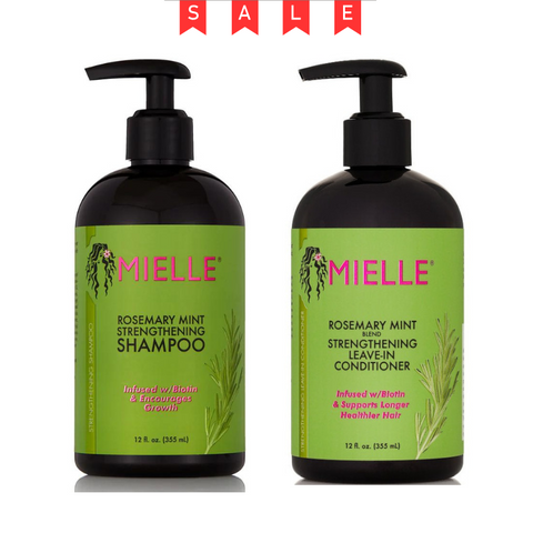 Mielle Rosemary Mint Shampoo Conditioner Set