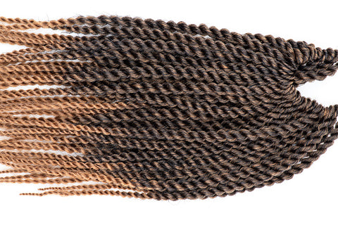 Senegalese twists rope braid