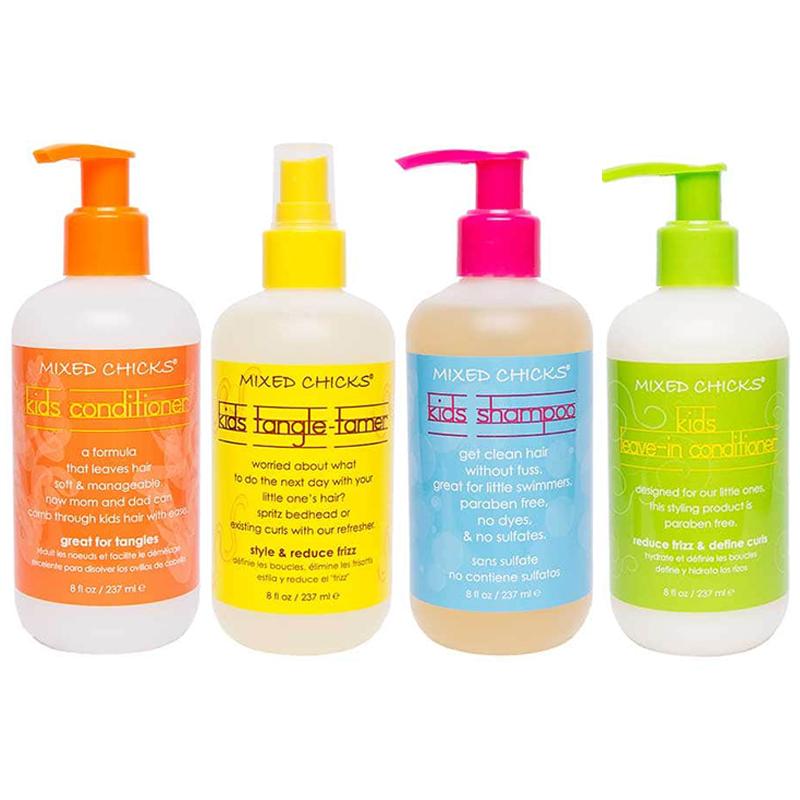 Mixed Chicks Kids Shampoos Kids Conditione Kids Leave in Conditioner Kids  Tangle Tamer Set - Beautizone UK