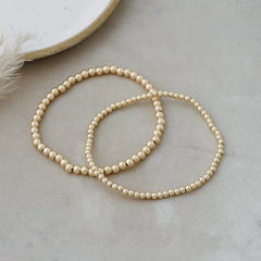 Double Stack Gold Bracelet