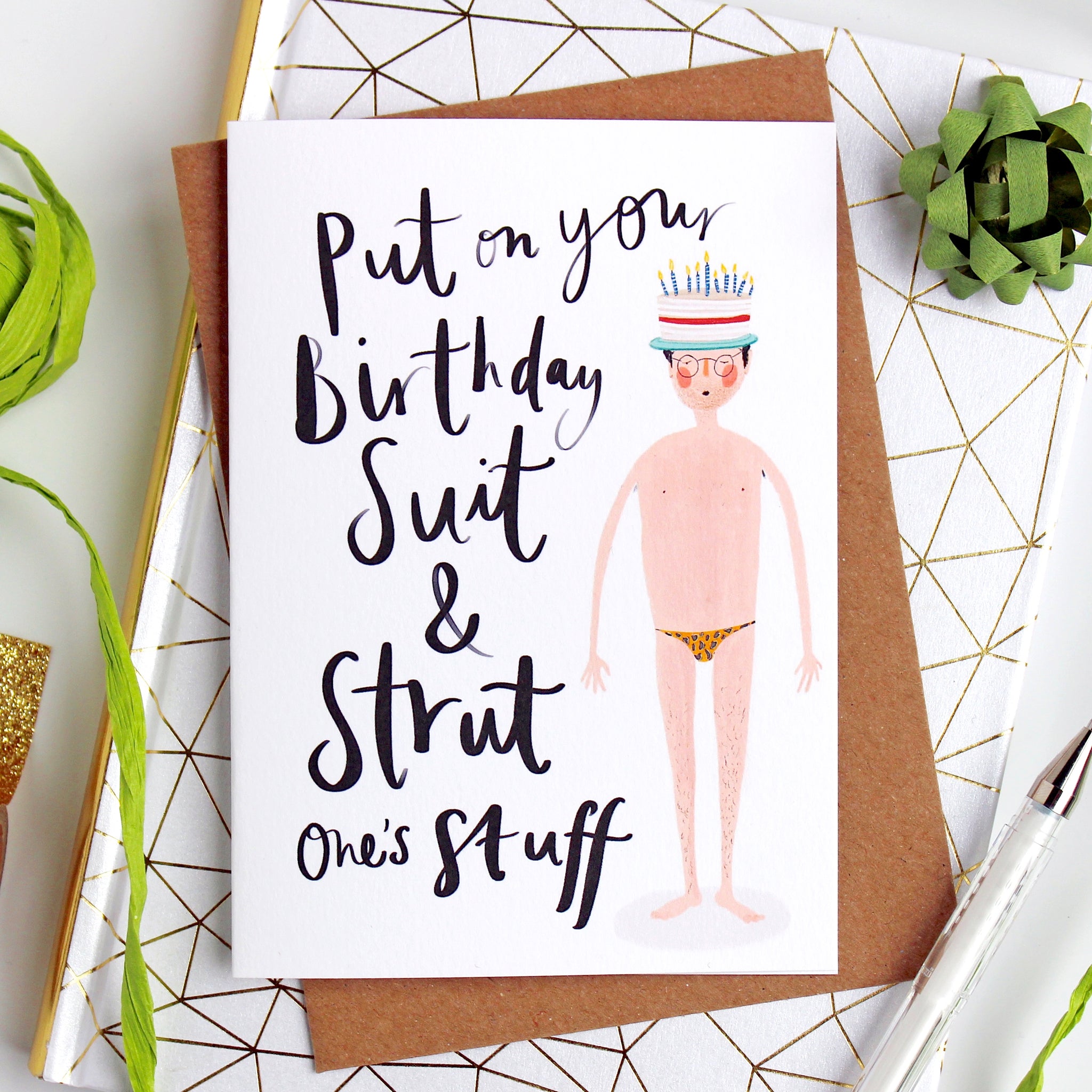 Funny Happy Birthday Card Fun Ts And Cards Katy Pillinger Designs 