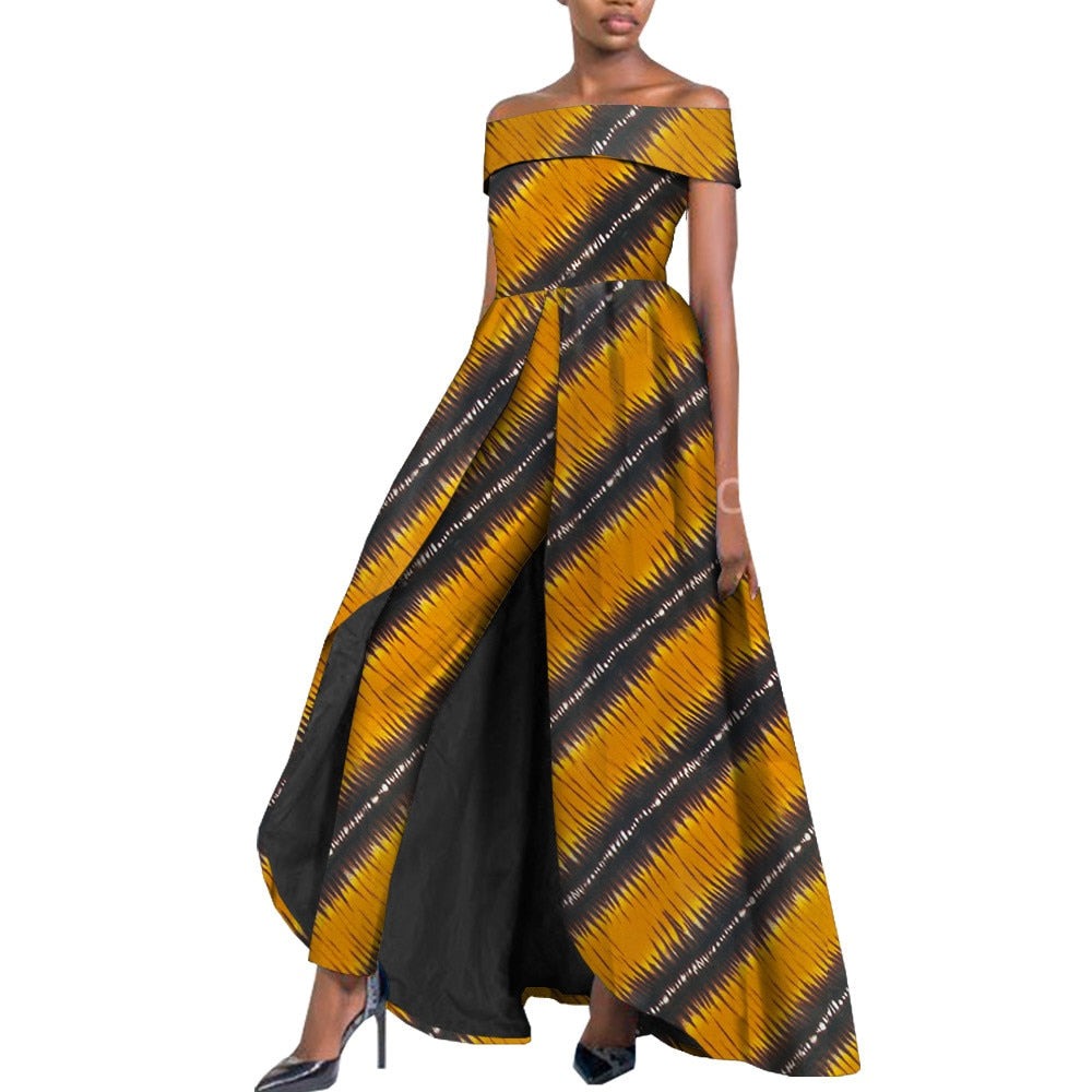 Stilvoller zweiteiliger afrikanischer Anzug für Frauen in allen Größen von XS bis 6XL