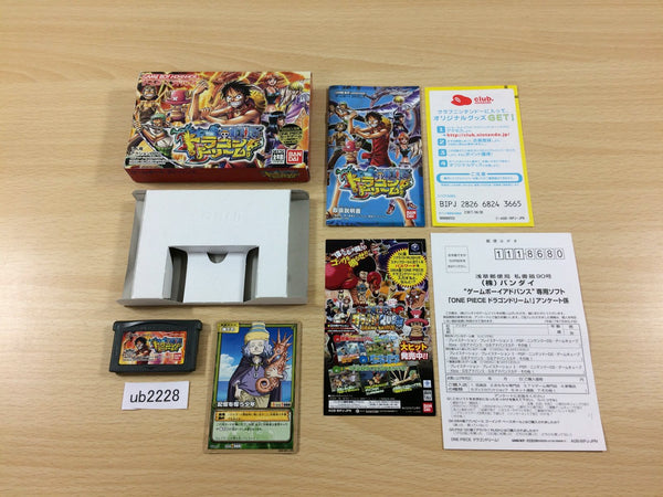 Ub2228 One Piece Dragon Dream Boxed Gameboy Advance Japan J4u Co Jp