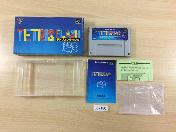 uc7480 Tetris 2 Flash BOXED SNES Super Famicom Japan – 