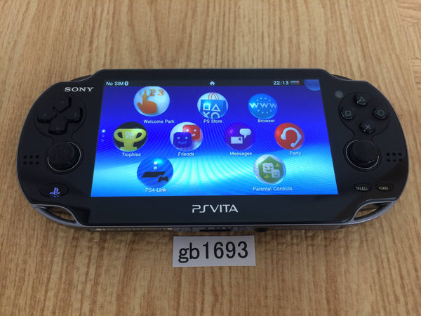 Gb1693 Plz Read Item Condi Ps Vita Pch 1000 Crystal Black Sony Psp Con J4u Co Jp