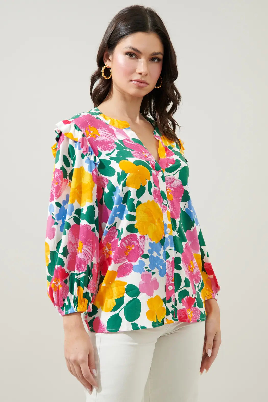 Kokomo Floral Martina Blouse
