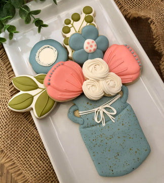 💐Bouquet Themed!💐 Cookies & Shopping Collab with The Floured Whisk!🩷
