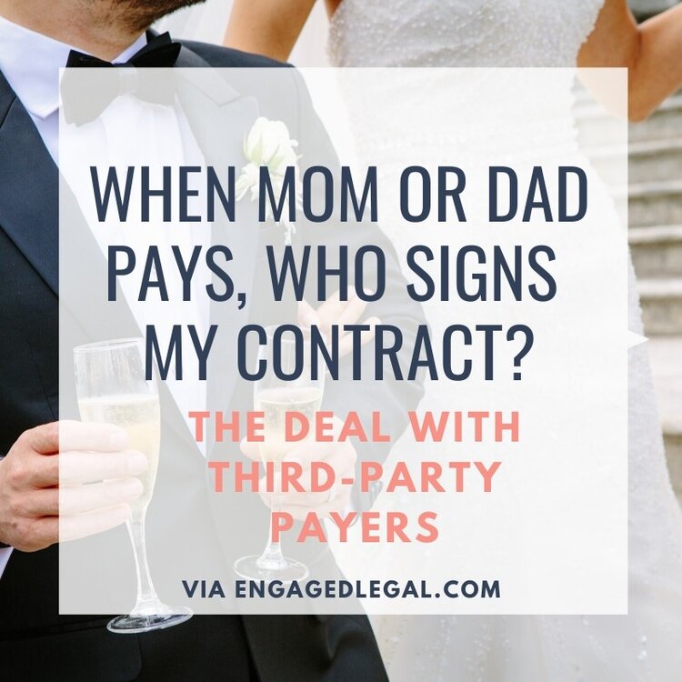 when mom or dad pays who signs the contract?