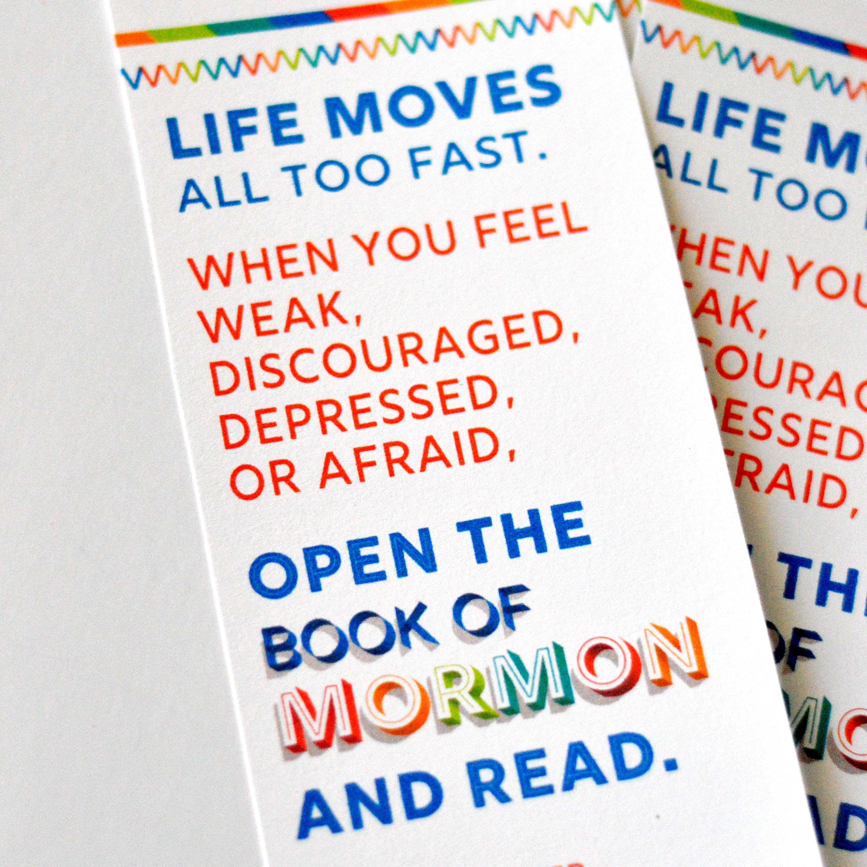 lds seminary book of mormon bookmarks ministering printables