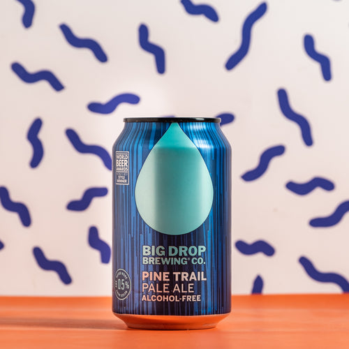 Big Drop  Pine Trail Alcohol-Free Pale Ale  0.5% 330ml Can - All Good Beer