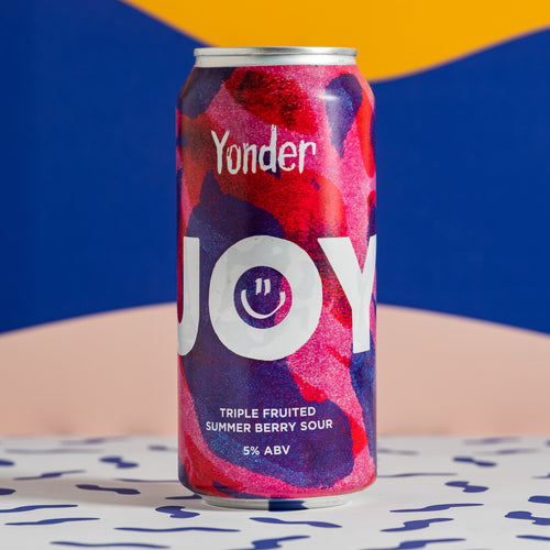 Yonder - Joy Triple Fruited Summer Berry Sour 5.0% 440ml Can - All Good Beer
