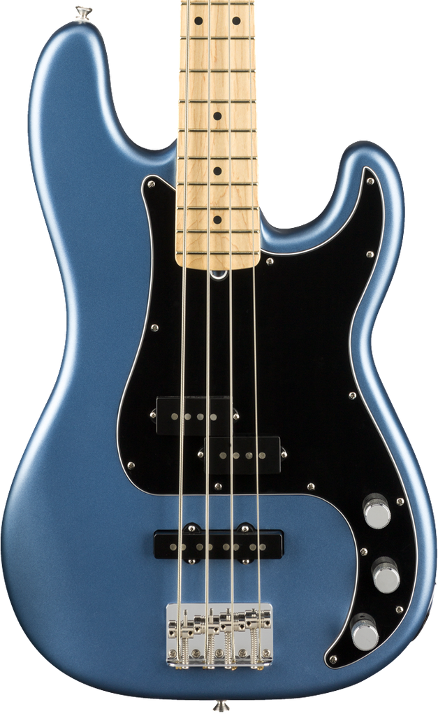 fender american performer precision bass mn satin lake placid blue