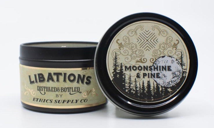 Moonshine & Pine travel candle