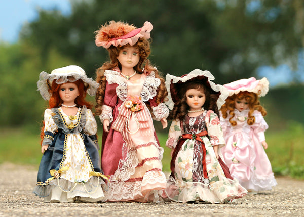 all porcelain dolls