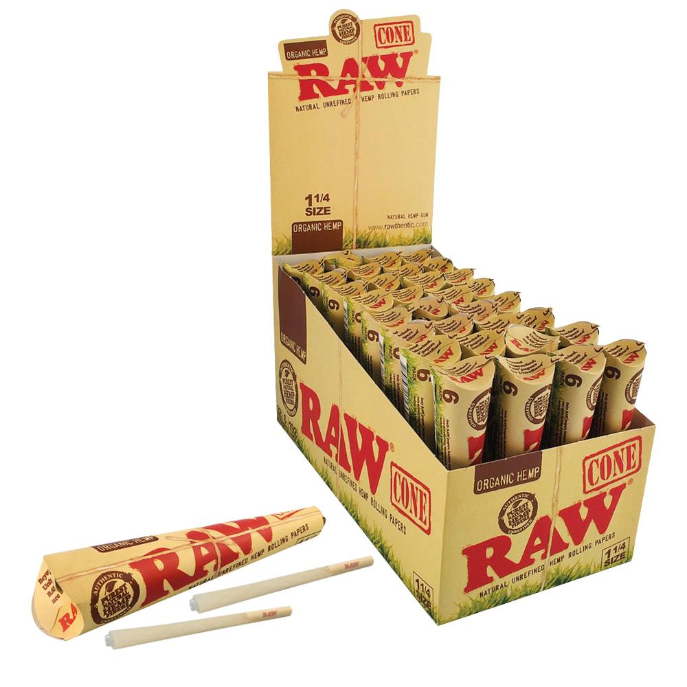 Raw Cones Organic - Ash Vape Smoke
