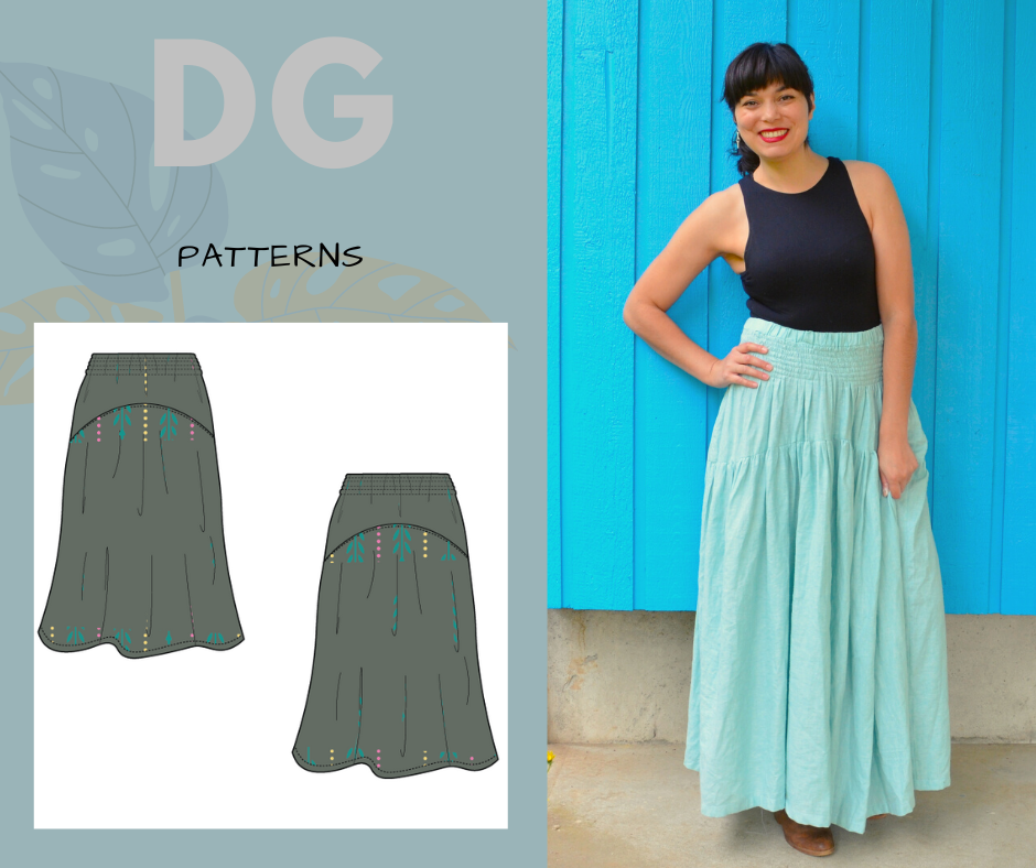 Beatrice Skirt PDF sewing pattern – DGpatterns