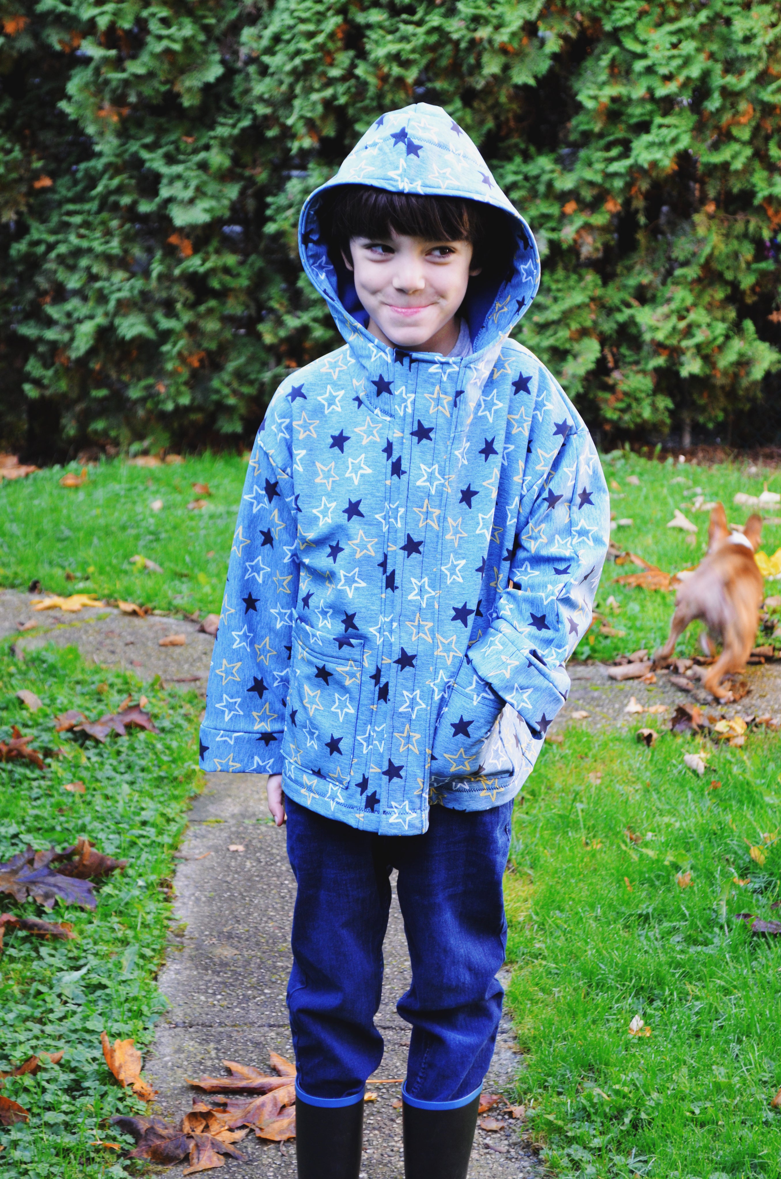 Maxwell Raincoat For Kids PDF sewing pattern – DGpatterns