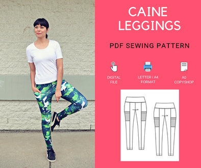Aila Leggings PDF Pattern + Sewing Activewear Ebook Bundle (PDF