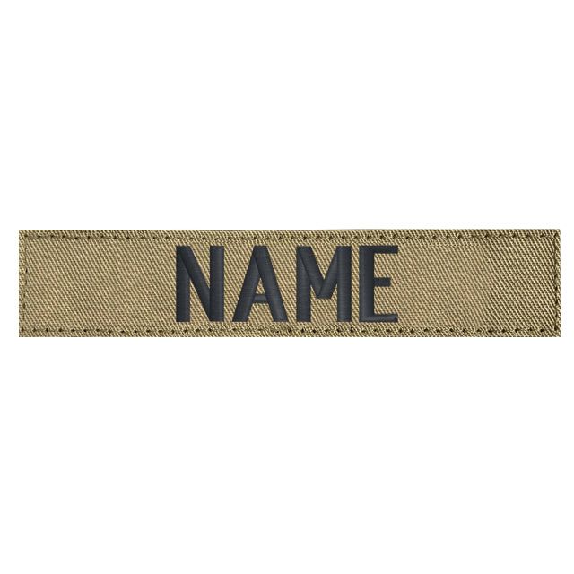 Ohio Military Reserve (OHMR) Custom Tan Name Tape | STARS-N-STRIPES CO.