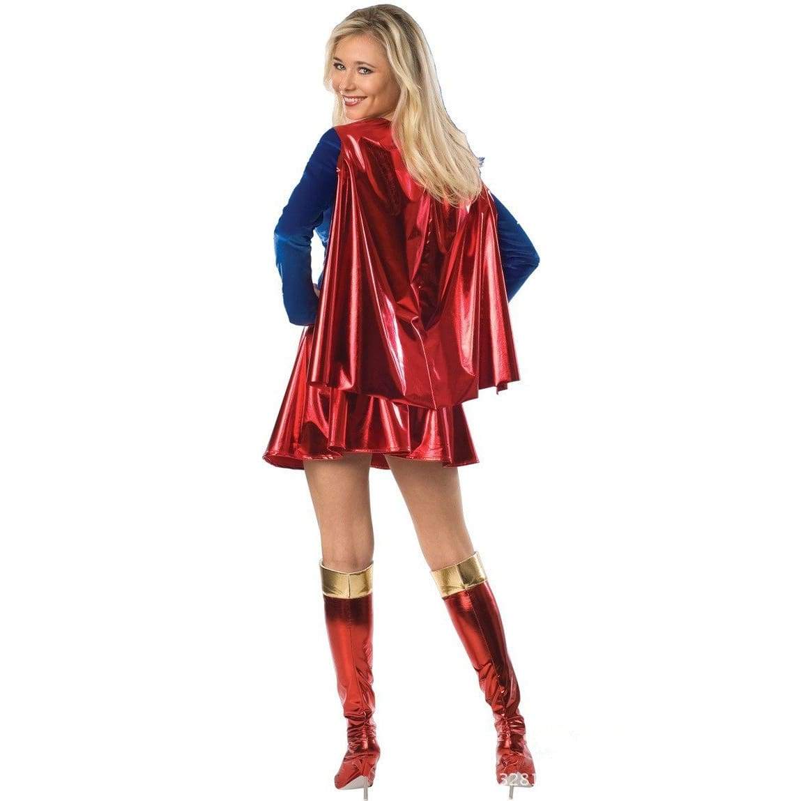 Sexy Slim Superwoman Halloween Cosplay Costume Wonder Woman Costume Long Sleeve Dress With Shawl 