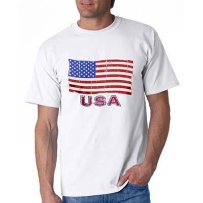 Waving American Flag T-Shirt | TheFlagShirt.com – 4th of July Shirts