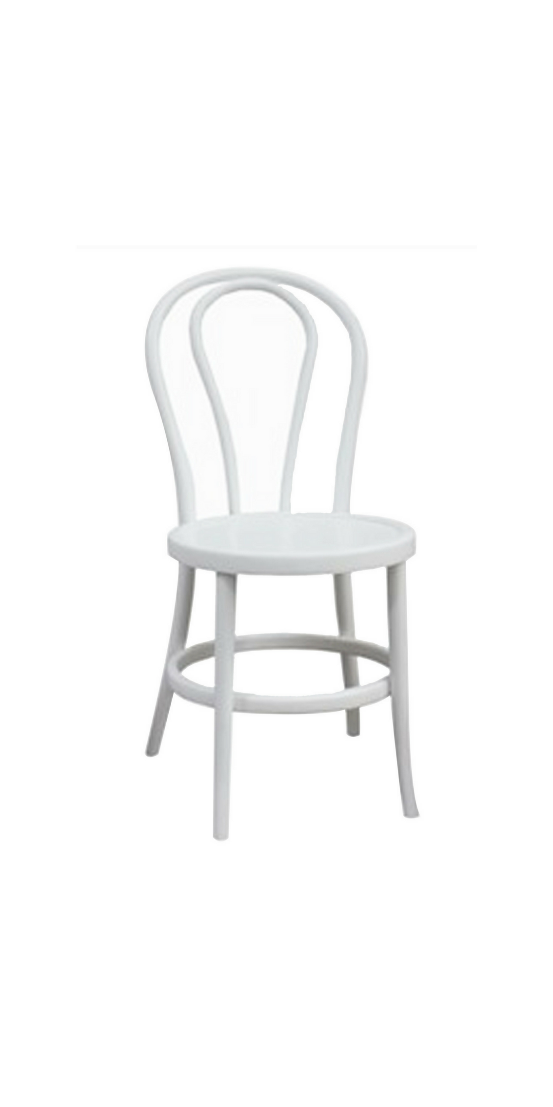 bentwood chair  white