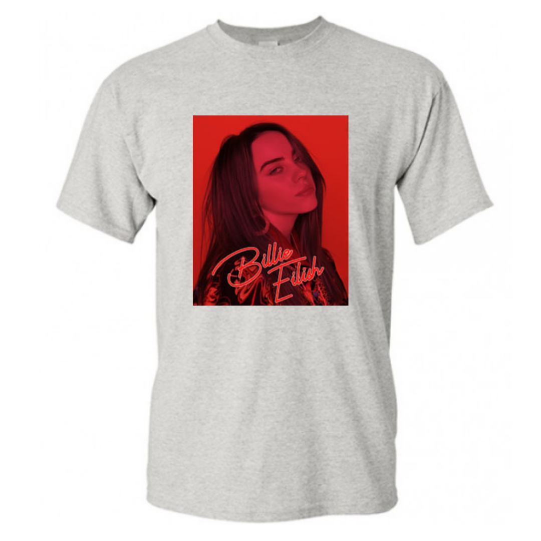 red billie eilish shirt