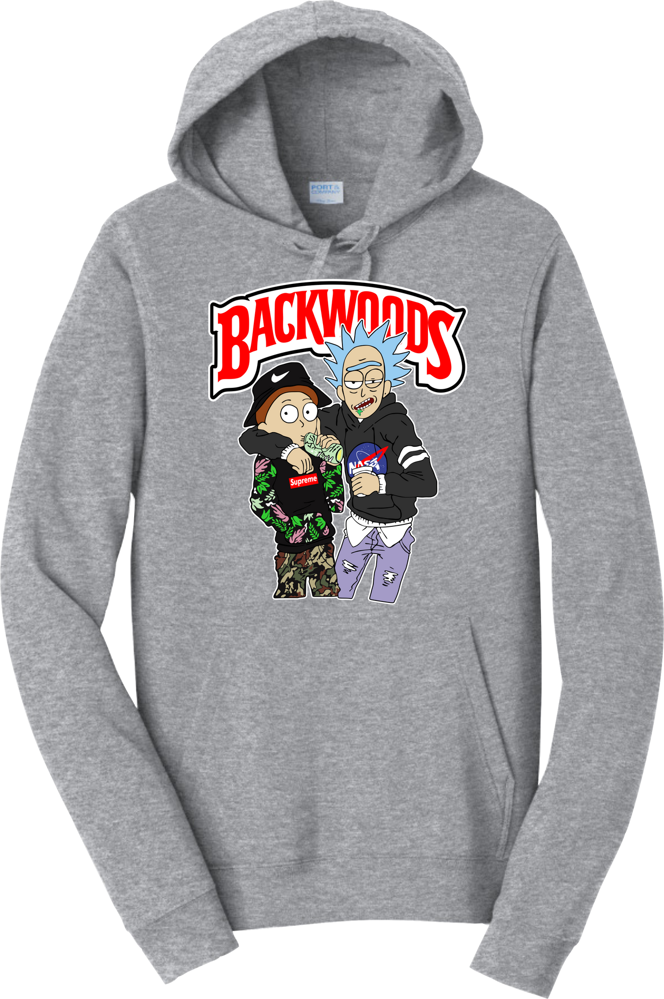 rick and morty backwoods hoodie