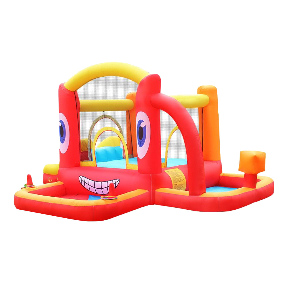 Bounce House Flying Car Bouncer with Slide