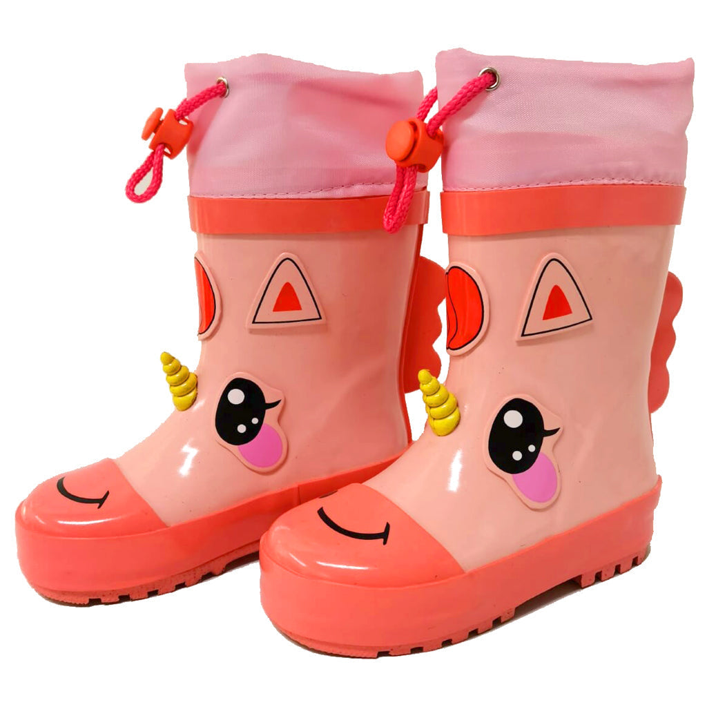 UNICORN All Pink 3D Drawstring Collection Drawstring Boots - Pre-Pack