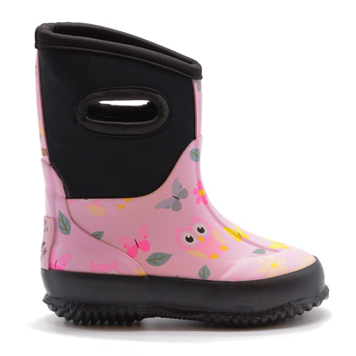 Pink Owls Collection Neoprene BOOTS - Pre-Pack