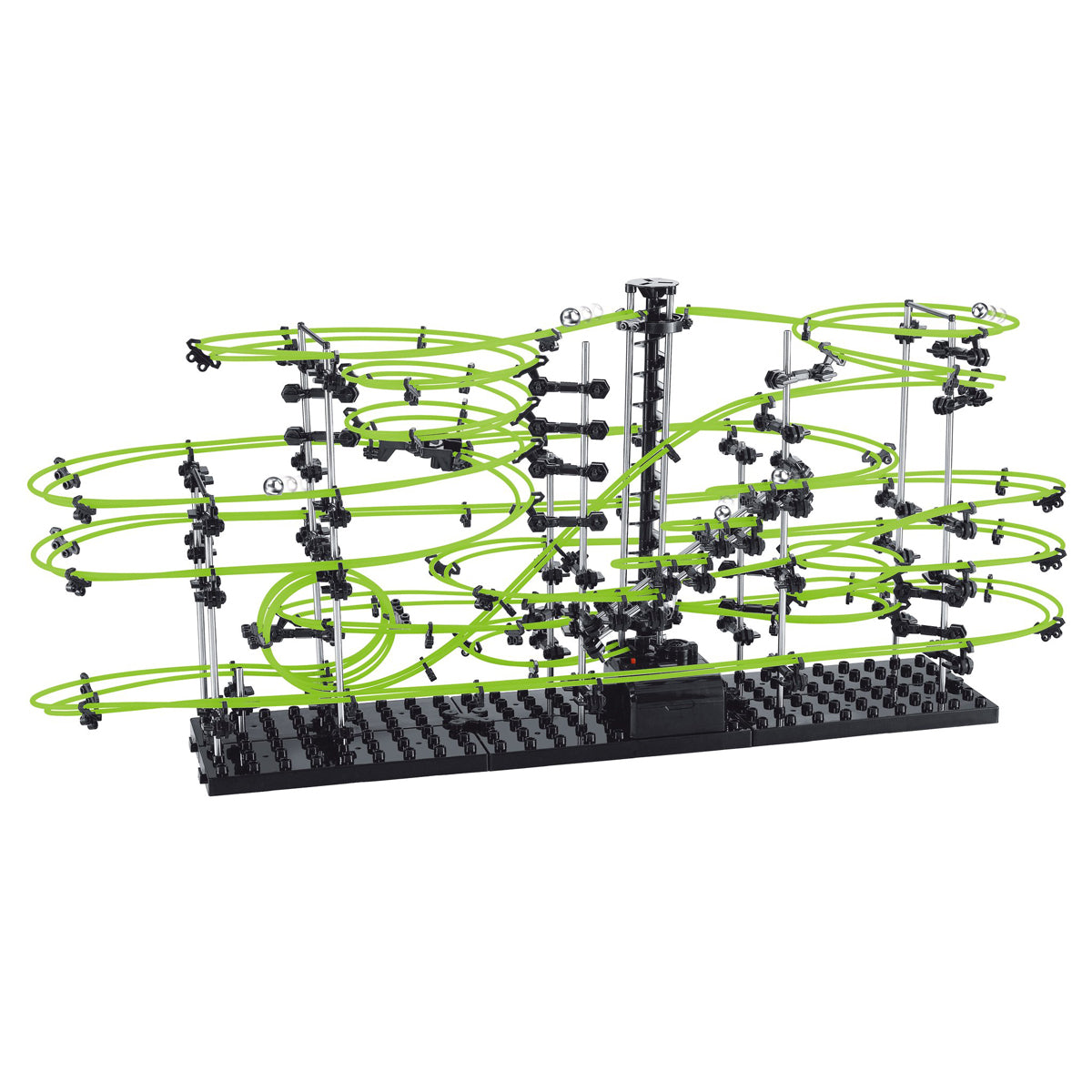 ''SpaceRail Level 4.2 Glow in the Dark 22,000mm Rail, Roller Coaster Building Set, Marble Roller Coas