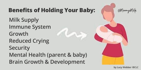 The many benefits of holding your baby