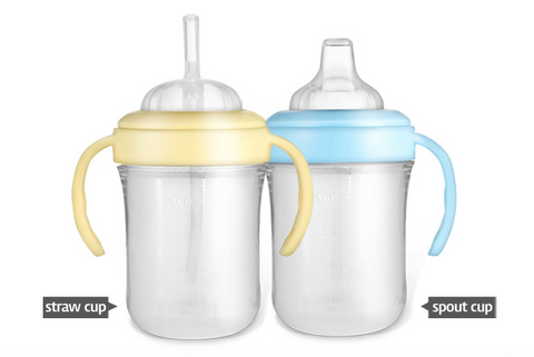 going from bottle to sippy cup